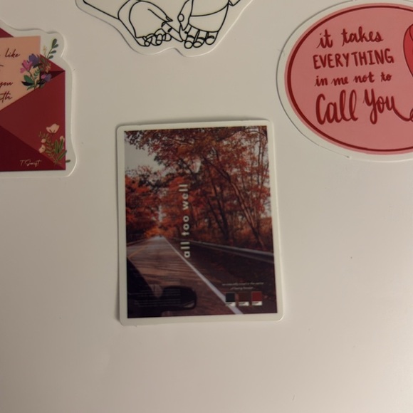 Taylor Swift “Red” Album Vinyl Sticker Bundle - 4 Stickers - Picture 5 of 6